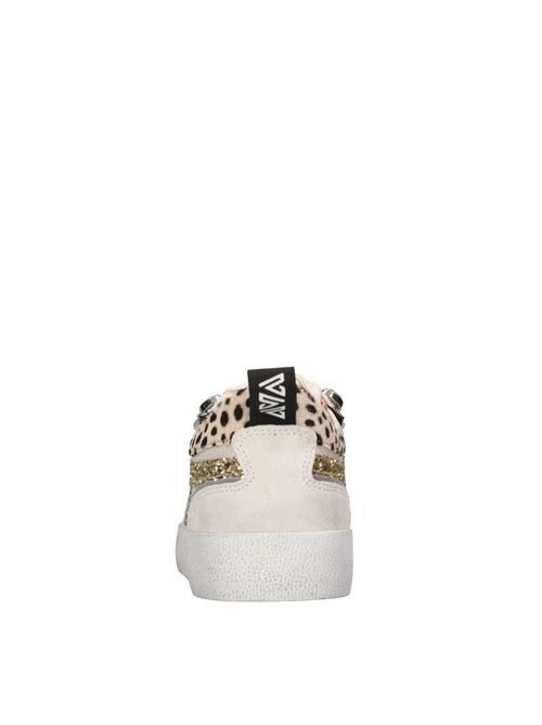 Sneakers in pelle,cavallino,glitter e strass EMANUELLE VEE | 451P-300-10-P011CBMCN